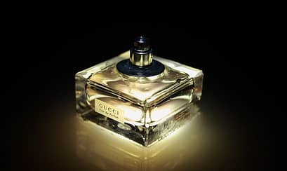 a bottle of perfume